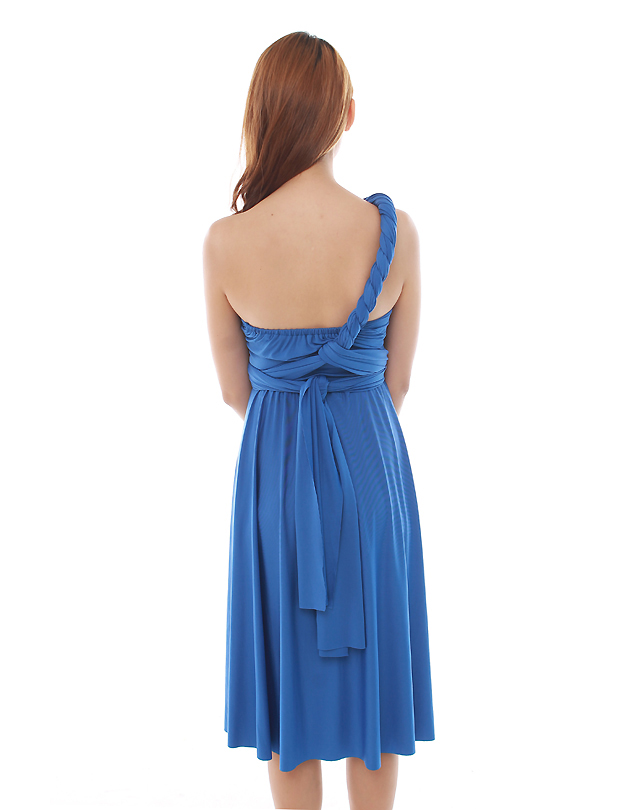 Cherie Convertible Classic Dress in Royal Blue